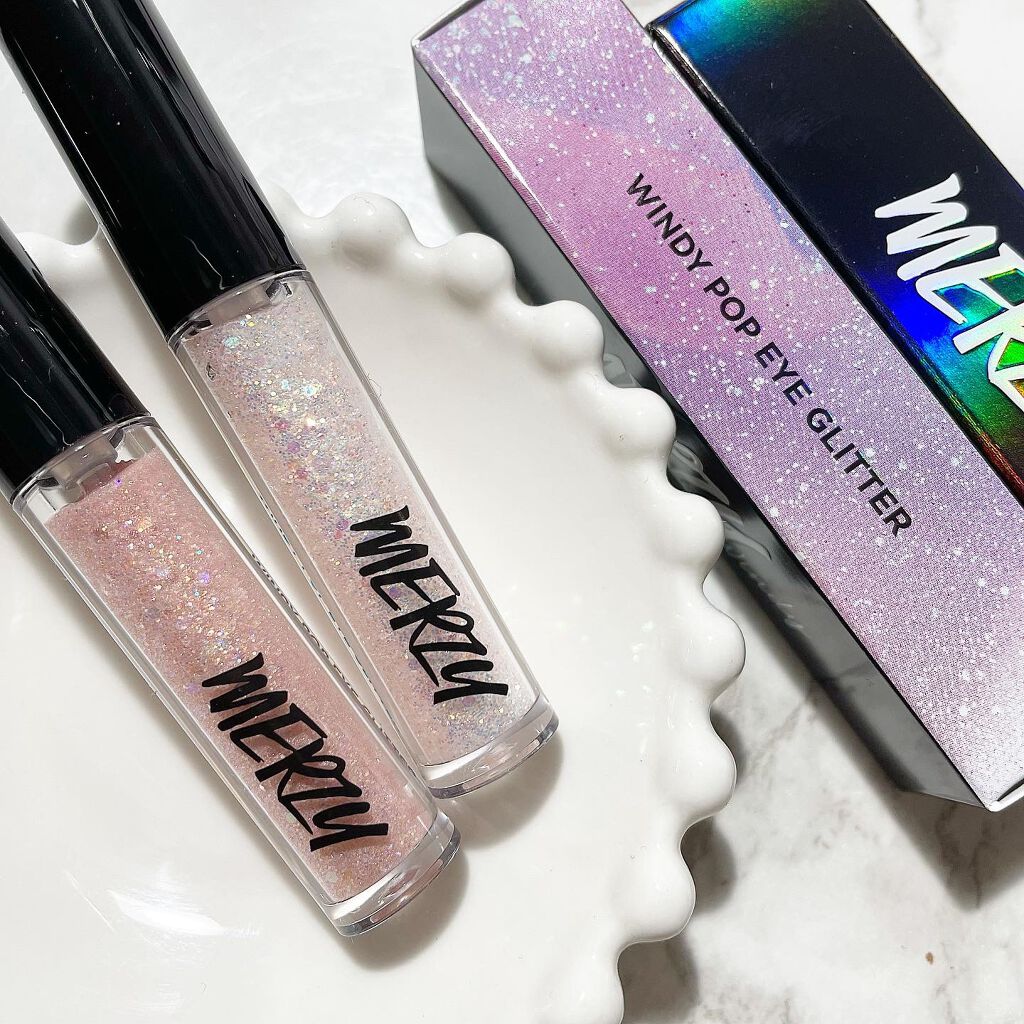 ウィンディ―ポップアイグリッター PE3. スイートパラダイス/MERZY/グリッターを使ったクチコミ（1枚目）