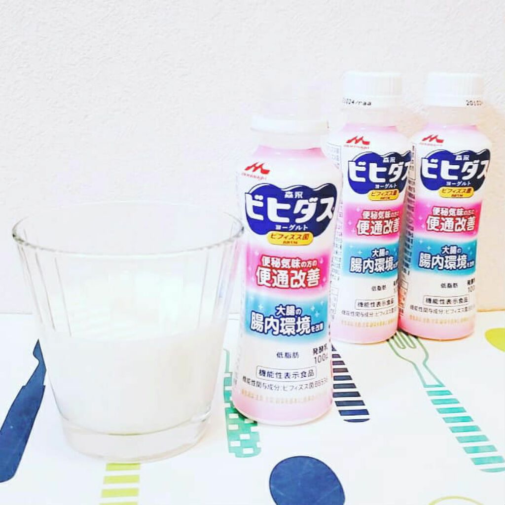 ビヒダスヨーグルト便通改善/ビヒダス/飲むヨーグルトを使ったクチコミ(1枚目)