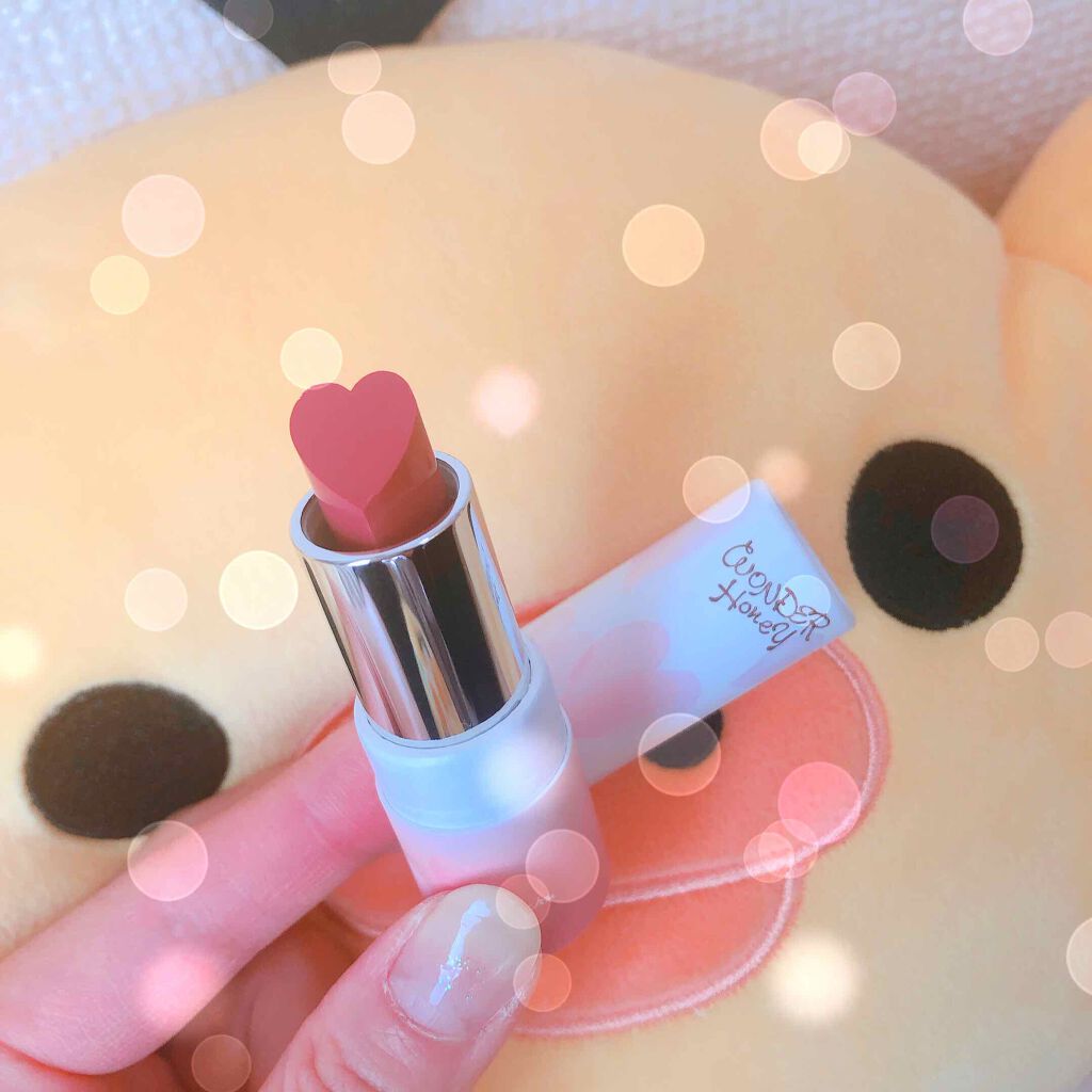 ワンダーハニー ハートフルなピュアリップ/VECUA Honey/口紅を使ったクチコミ(1枚目)