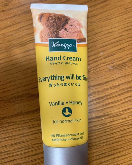 ハンドクリーム バニラ&ハニーの香り/クナイプ/ハンドクリームを使ったクチコミ(1枚目)
