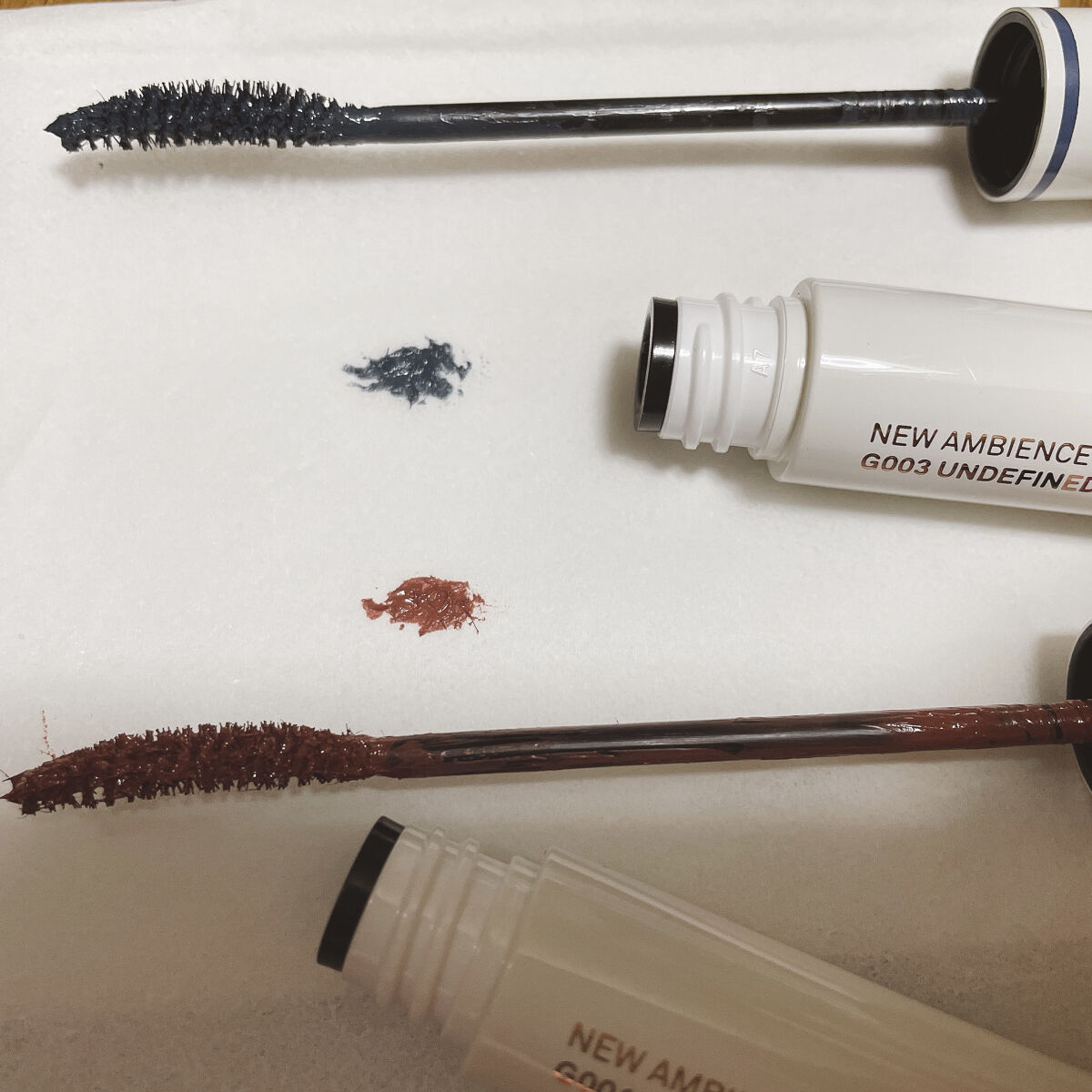 ニューアンビエンスカラーマスカラ/hince/マスカラを使ったクチコミ（2枚目）