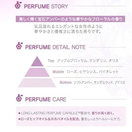 パフューム エレガンスアンバー シャンプー&コンディショナー/KERASYS/シャンプー・コンディショナーを使ったクチコミ(4枚目)
