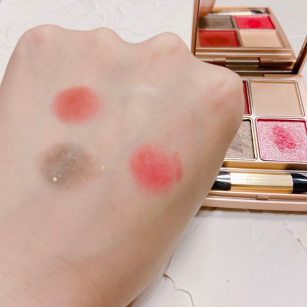 ローズウッドデイドリーム 4アイズ /RMK/アイシャドウパレットを使ったクチコミ(7枚目)
