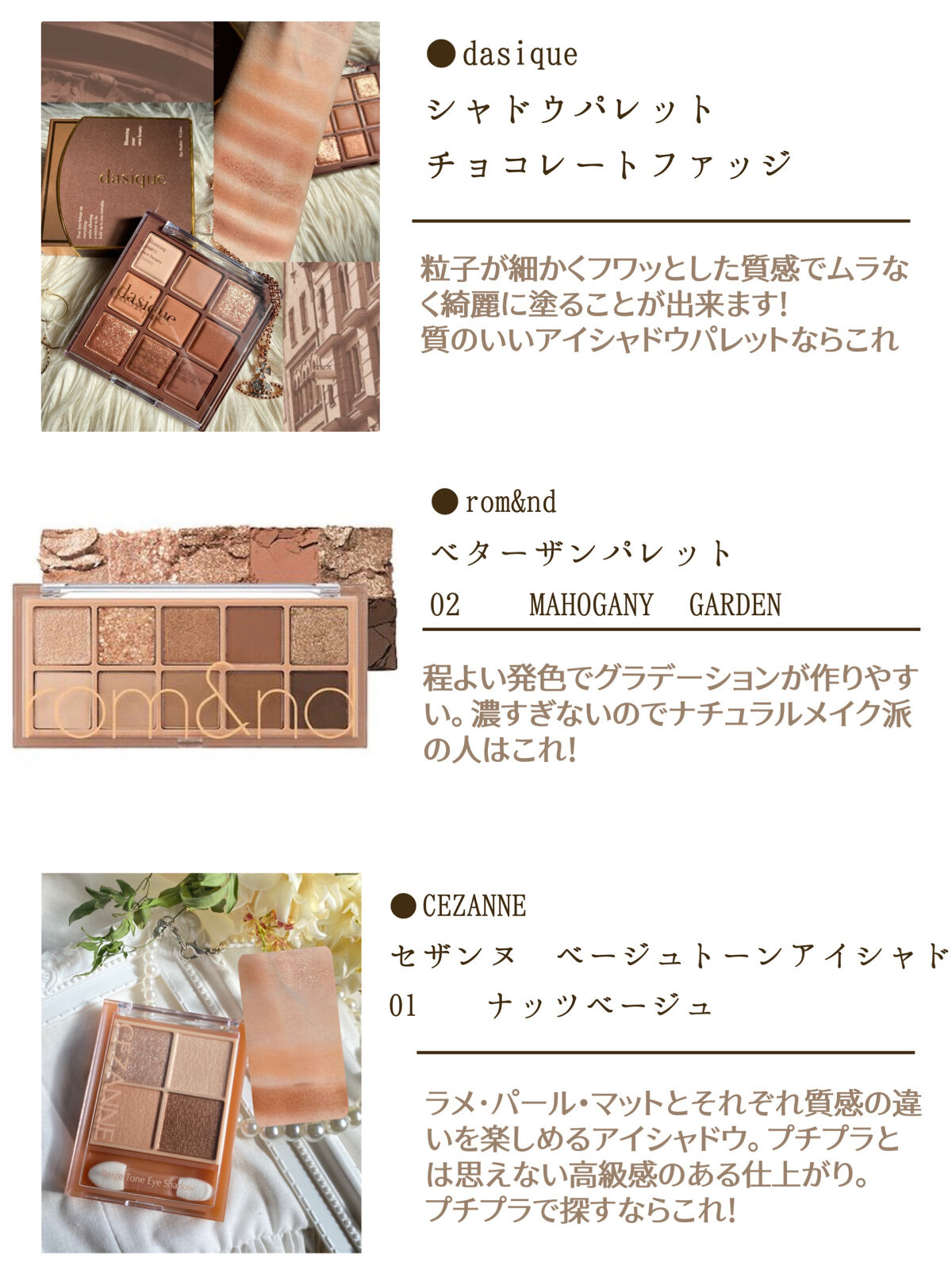 ベターザンパレット/rom&nd/アイシャドウパレットを使ったクチコミ（3枚目）