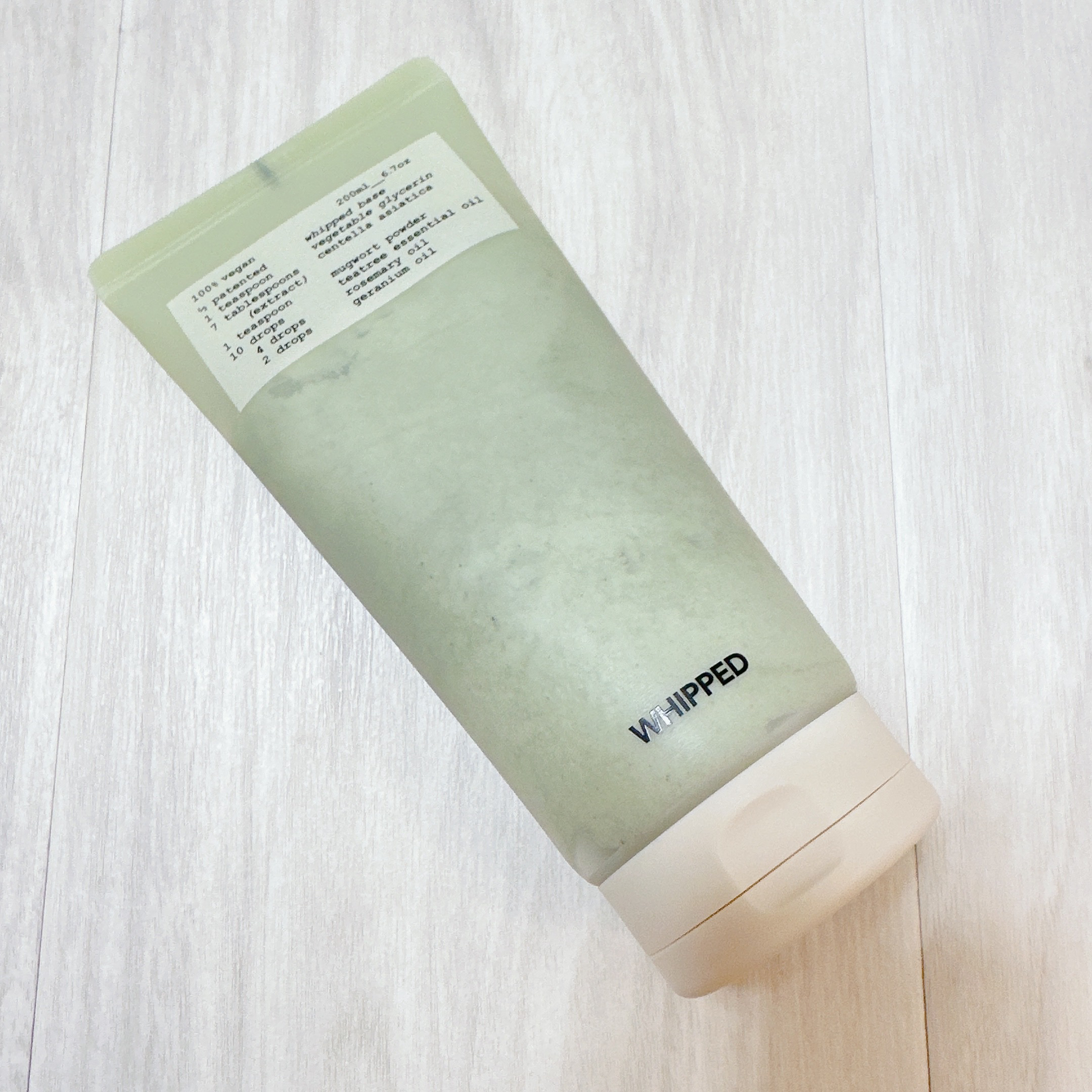 ヴィーガンパッククレンザーチューブ/WHIPPED/洗顔フォームを使ったクチコミ（2枚目）