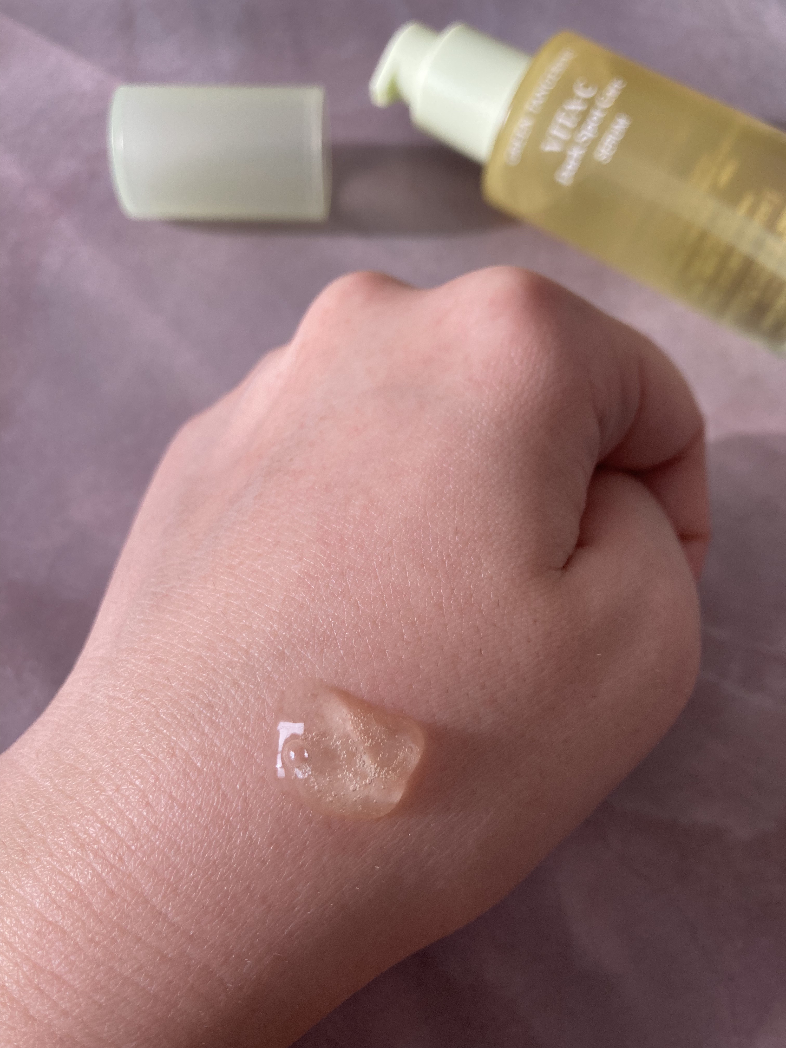 グリーンタンジェリン ビタC ダークスポットケアセラム/goodal/美容液を使ったクチコミ（3枚目）