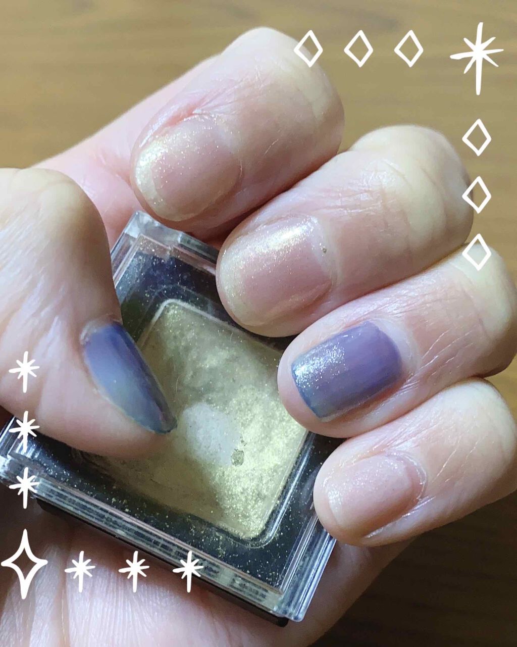 アイカラー/コフレドール/単色アイシャドウを使ったクチコミ（2枚目）