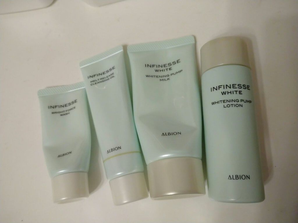 アンフィネス トライアル セット IA/ALBION/スキンケアキットを使ったクチコミ（1枚目）