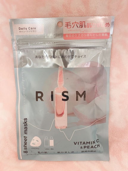 デイリーケアマスク ビタミンC&ピーチ/RISM/シートマスク・パックを使ったクチコミ(1枚目)