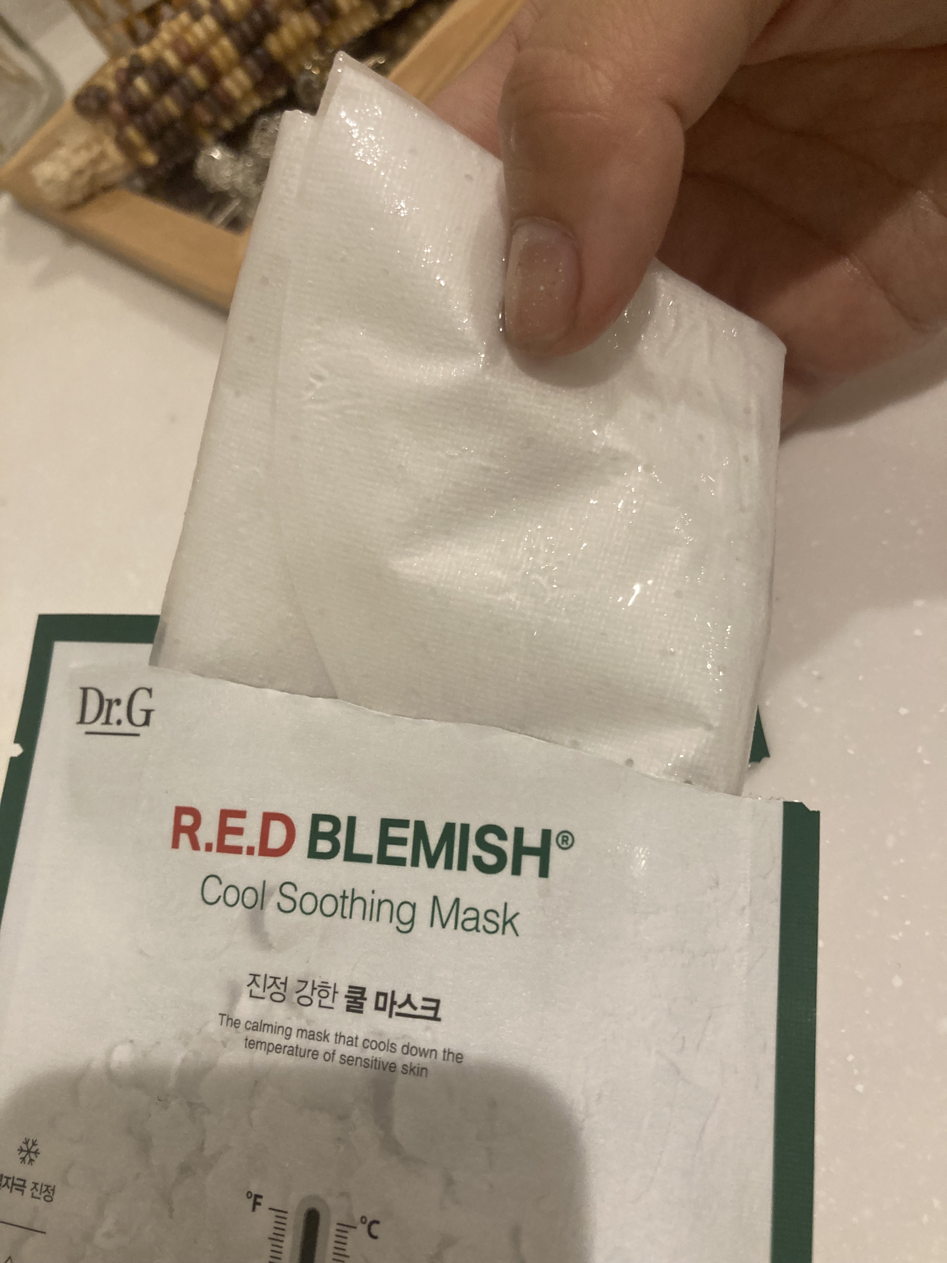 レッドブレミッシュ クールスージングマスク/Dr.G/シートマスク・パックを使ったクチコミ（3枚目）