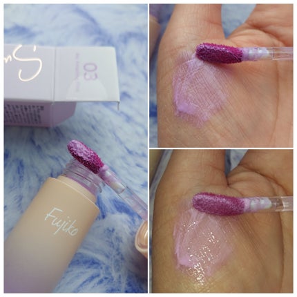 ⽔彩チーク/Fujiko/リキッドチークを使ったクチコミ(2枚目)