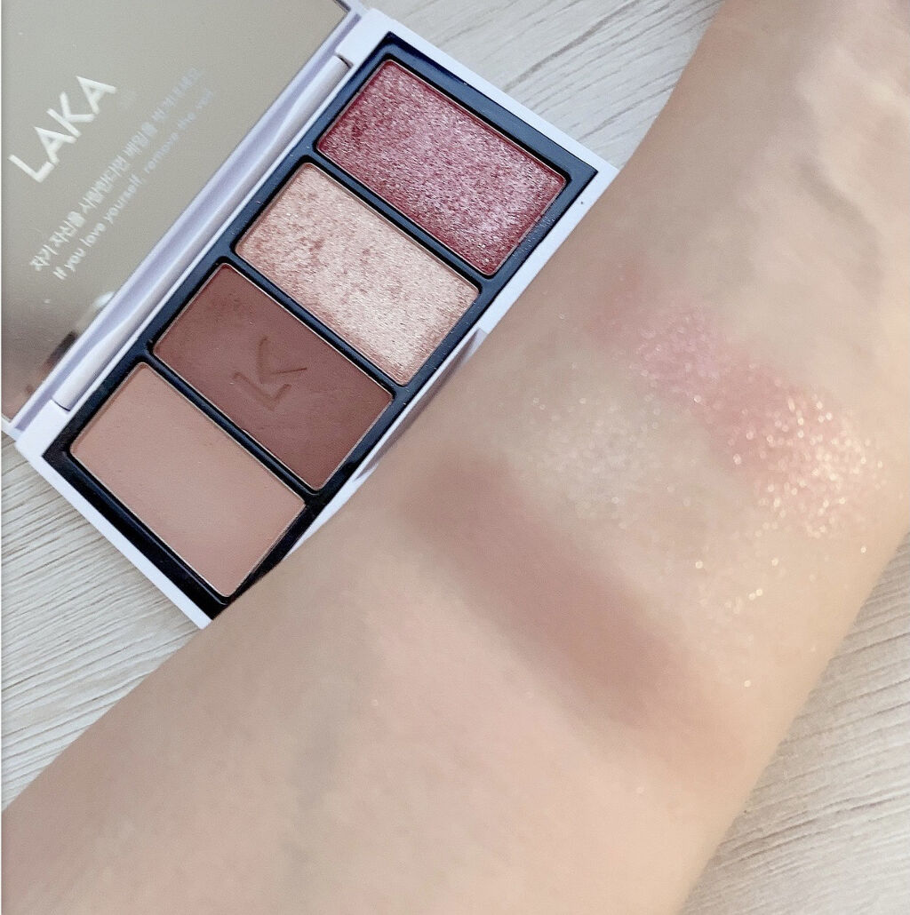 ジャストアイパレット/Laka/アイシャドウパレットを使ったクチコミ（3枚目）