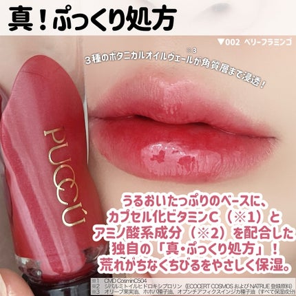 カラーリップセラム/PUCCÚ/リップグロスを使ったクチコミ(9枚目)