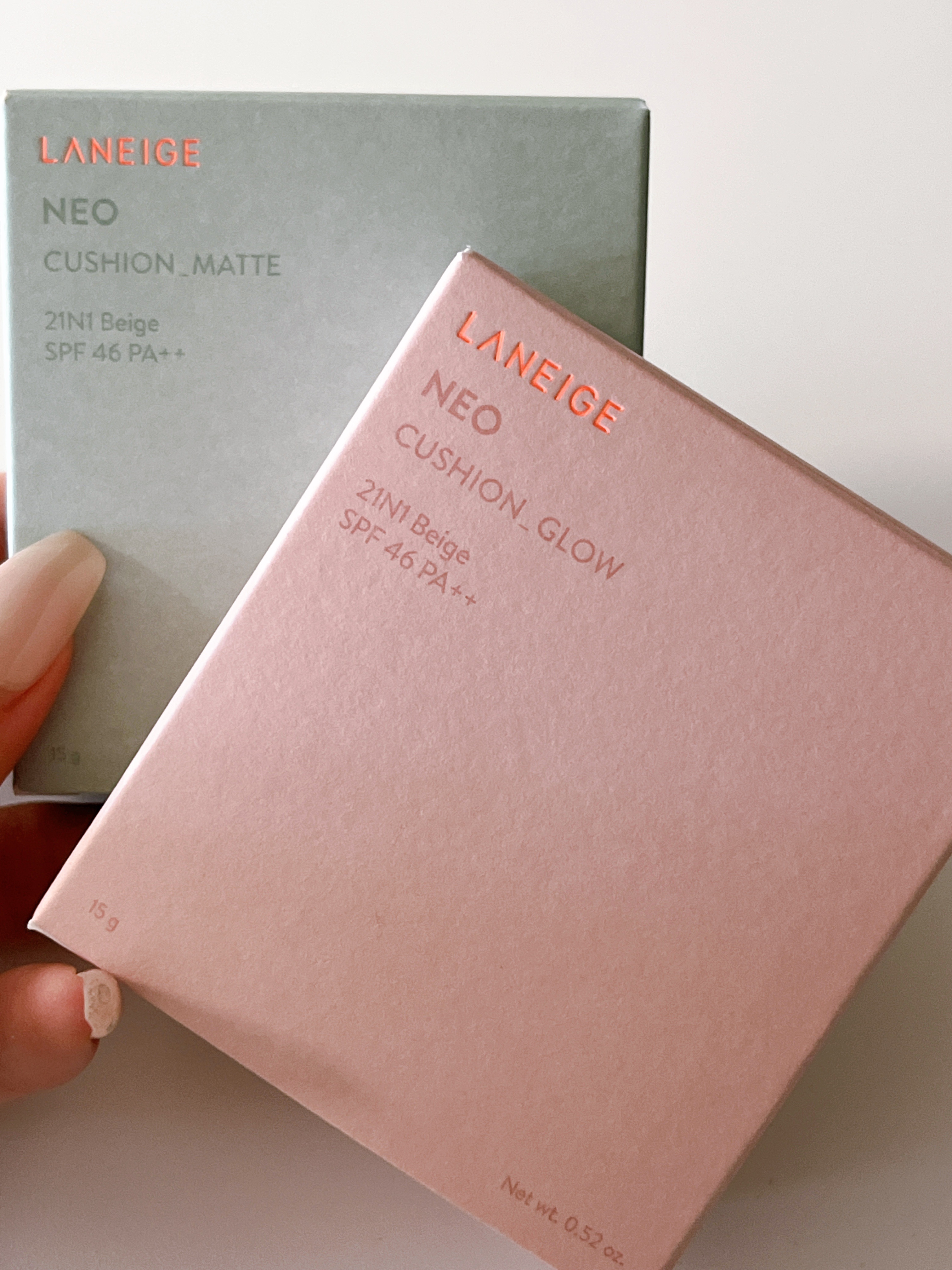 ネオクッション グロウ/LANEIGE/クッションファンデーションを使ったクチコミ（2枚目）