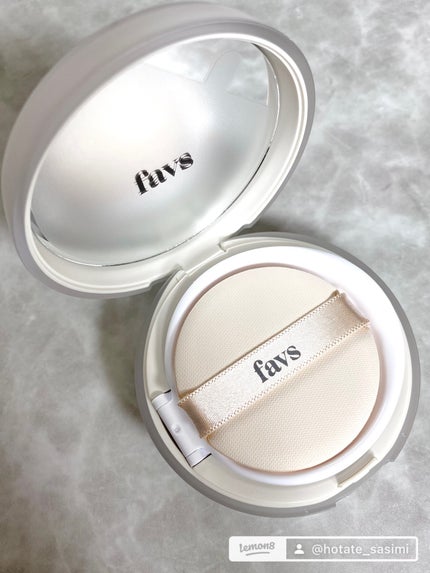 カーミンググロウアップクッションファンデーション/favs/リキッドファンデーションを使ったクチコミ(2枚目)