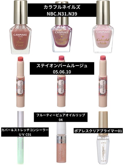 カラフルネイルズ/キャンメイク/マニキュアを使ったクチコミ(3枚目)