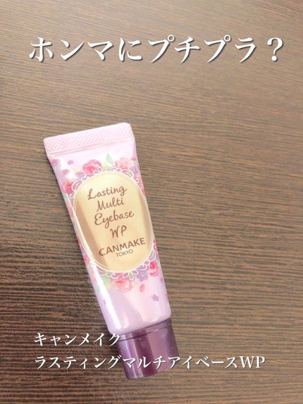 ラスティングマルチアイベース WP/キャンメイク/アイシャドウベースを使ったクチコミ(1枚目)