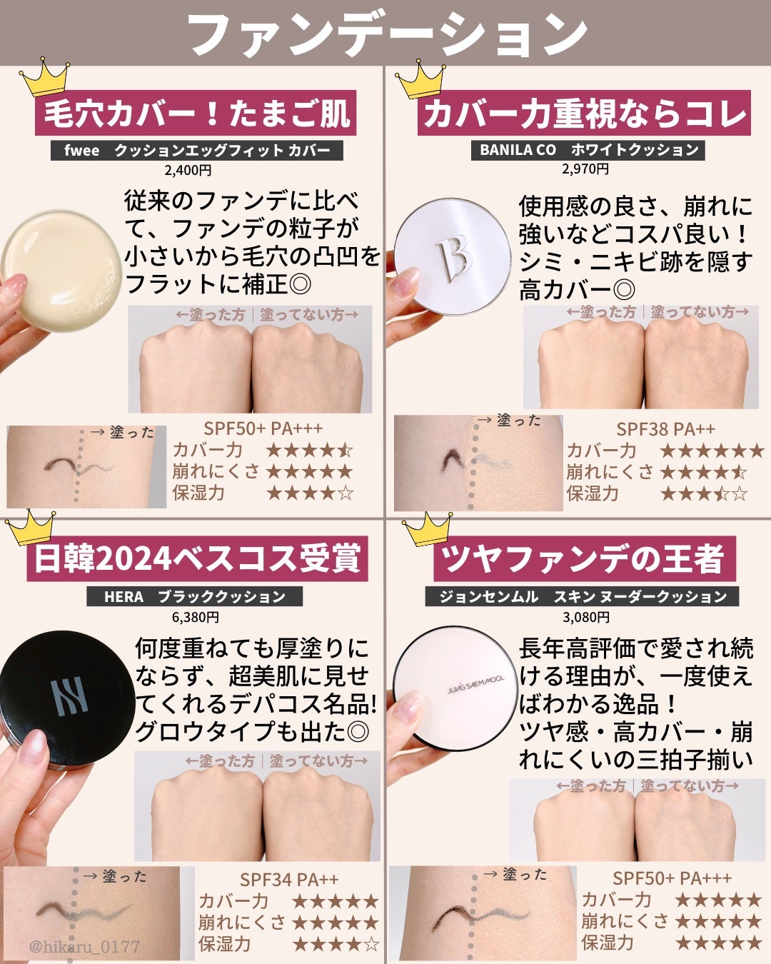 ひかる|肌悩み・成分・効果重視のスキンケア🌷 on LIPS 「Qoo10メガ割買うべき韓国コスメ🤍/韓国メイク編です😍スキン..」(6枚目)