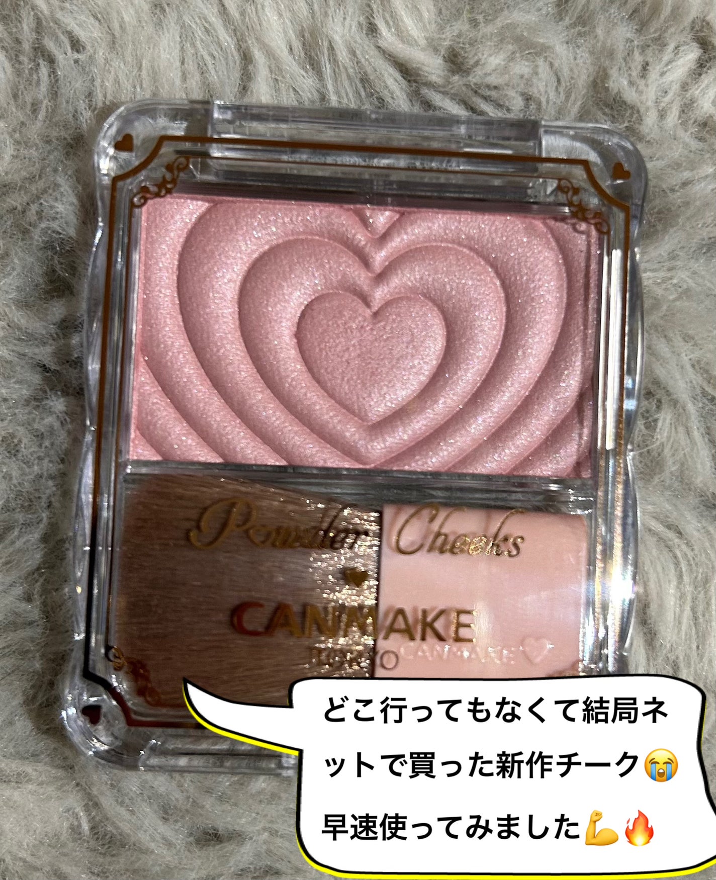 パウダーチークス/キャンメイク/パウダーチークを使ったクチコミ(2枚目)