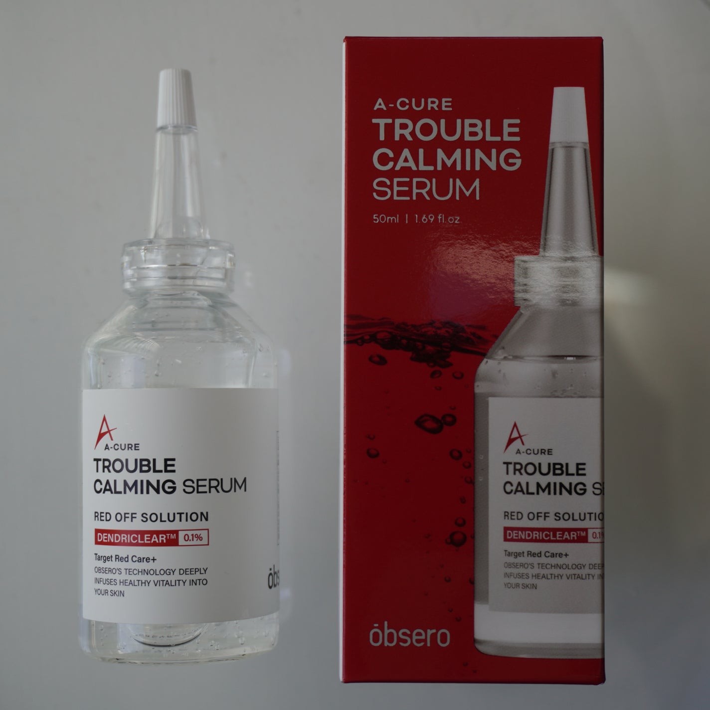 エーキュアトラブルカーミングセラム/obsero/美容液を使ったクチコミ(4枚目)