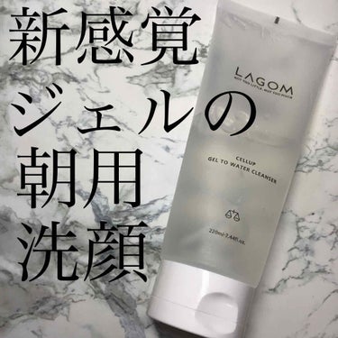 ラゴム ジェルトゥウォーター クレンザー(朝用洗顔)/LAGOM /洗顔フォームを使ったクチコミ（1枚目）