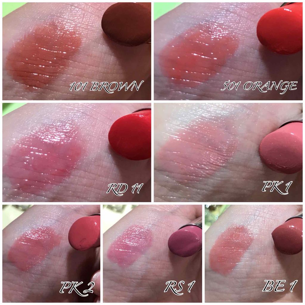 ラスティンググロスリップ/CEZANNE/口紅を使ったクチコミ（2枚目）