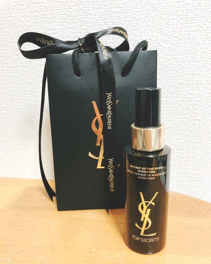 トップ シークレット セッティング グロウ スプレー/YVES SAINT LAURENT BEAUTE/ミスト状化粧水を使ったクチコミ(1枚目)