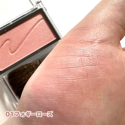 チークブラッシュ/CEZANNE/パウダーチークを使ったクチコミ(3枚目)