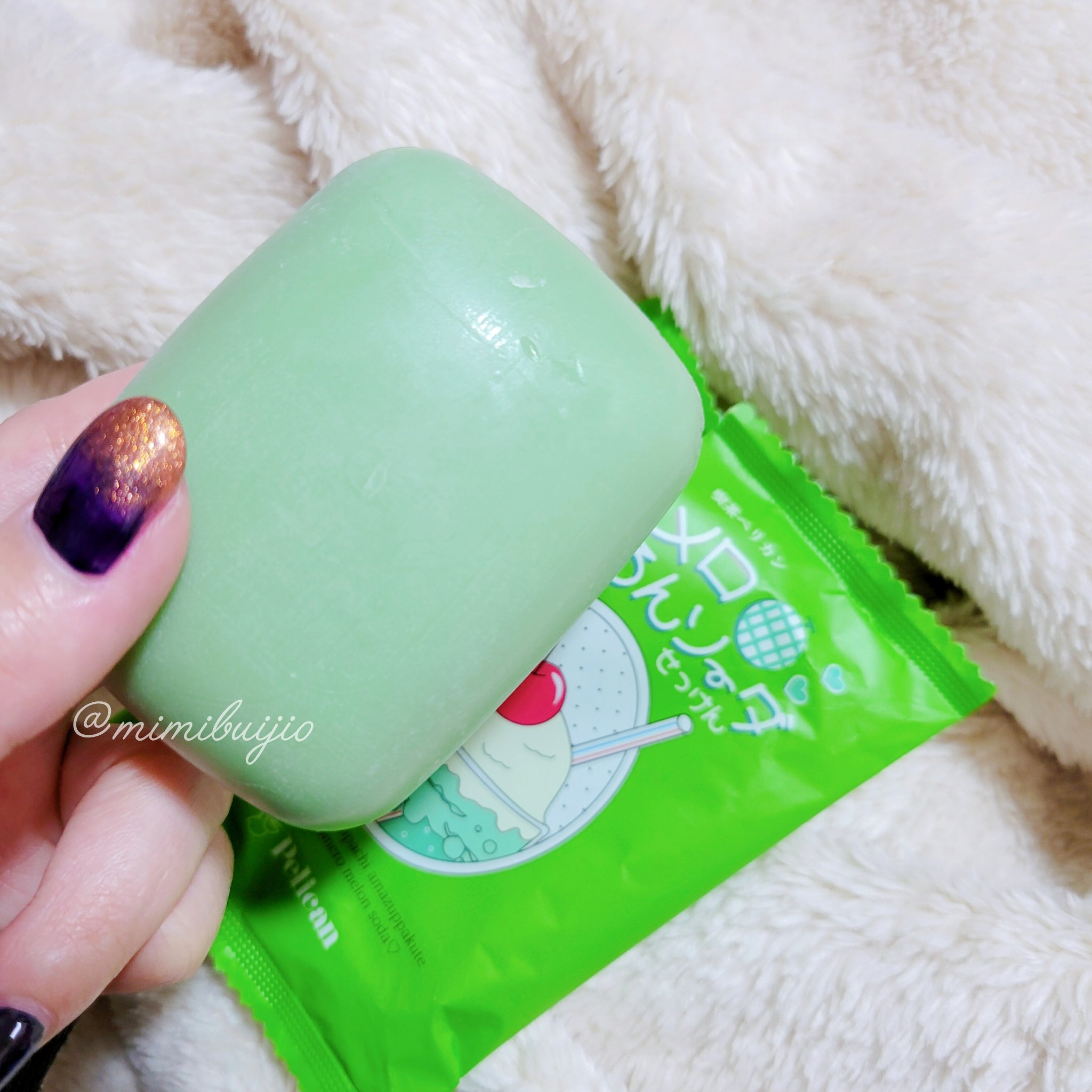 喫茶ペリカン メロメロめろんソーダ/ペリカン石鹸/ボディ石鹸を使ったクチコミ（3枚目）