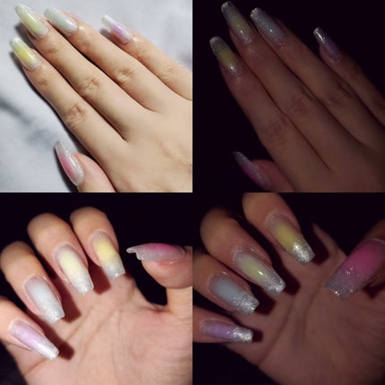 ジェルネイル(ライト対応)/セリア/ジェルネイルを使ったクチコミ(3枚目)