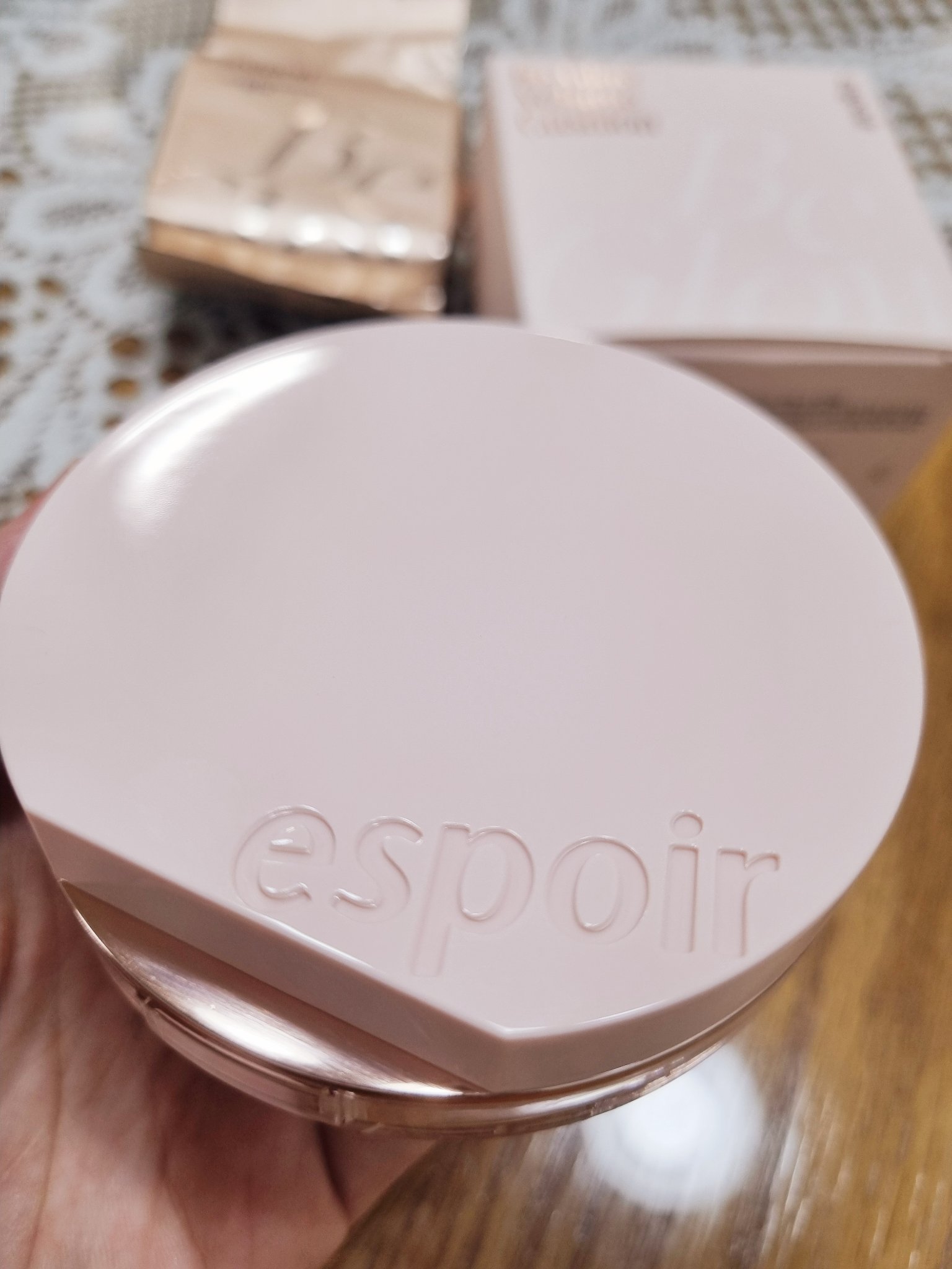 エスポア ビーグロー ボリュームクッション 23 ベージュ/espoir/クッションファンデーションを使ったクチコミ（1枚目）