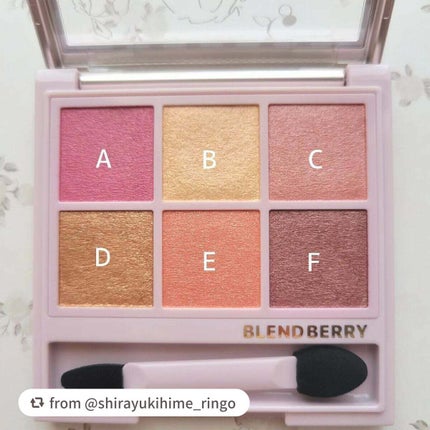 オーラクリエイション/BLEND BERRY/アイシャドウパレットを使ったクチコミ(3枚目)