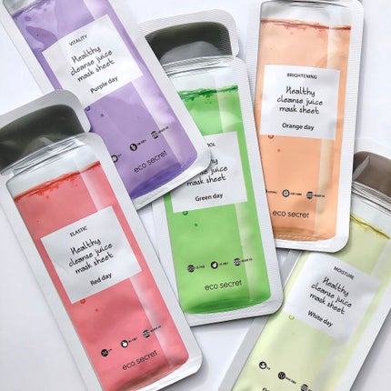ヘルシークレンズジュースマスクパック/eco secret/シートマスク・パックを使ったクチコミ(1枚目)