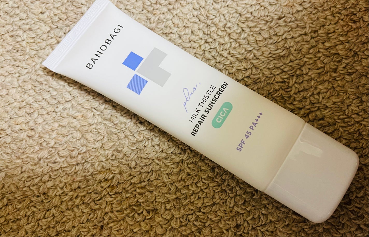 ミルクシスルリペアシカサンスクリーンプラス/BANOBAGI/日焼け止めミルクを使ったクチコミ(1枚目)