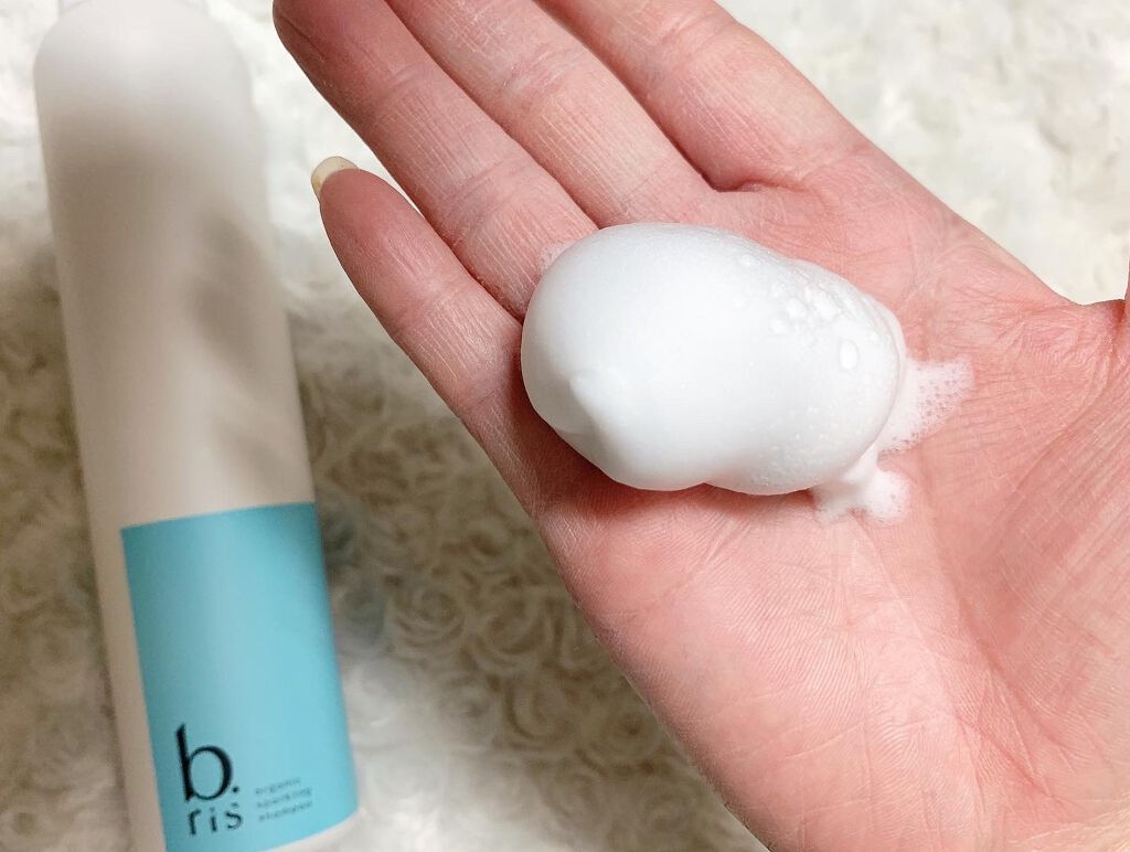 オーガニックスパークリングシャンプー/b.ris/市販シャンプーを使ったクチコミ（2枚目）