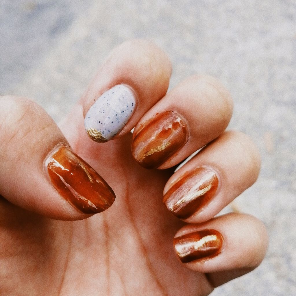 ムードペブルネイル/rom&nd/マニキュアを使ったクチコミ（1枚目）