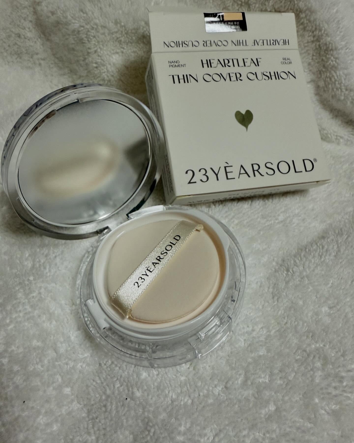ハートリーフシーンカバークッション/23years old/クッションファンデーションを使ったクチコミ（1枚目）