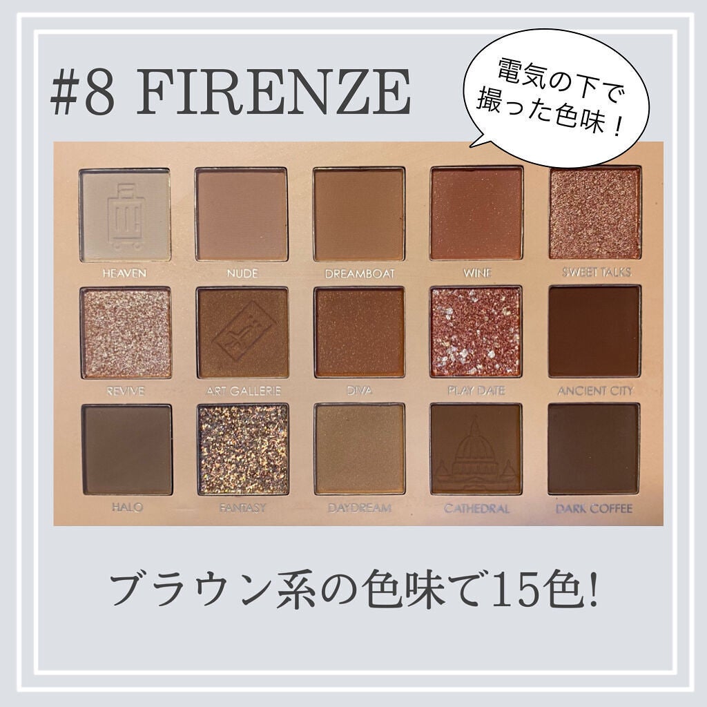 GO TRAVEL 15色アイシャドウパレット/FOCALLURE/アイシャドウパレットを使ったクチコミ(5枚目)