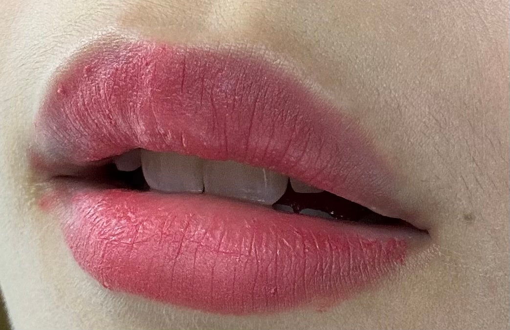 スーパーマットリップ&チークマッド/INTO U/口紅を使ったクチコミ(1枚目)