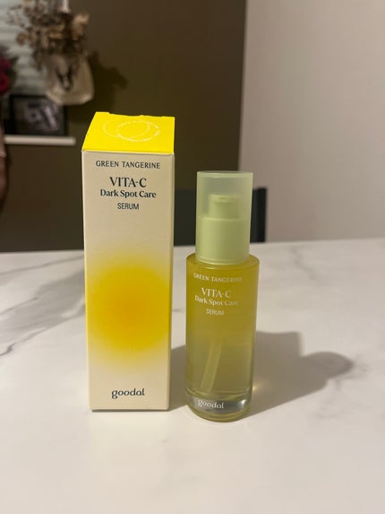 グリーンタンジェリン ビタC ダークスポットケアセラム/goodal/美容液を使ったクチコミ(1枚目)