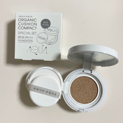 オーガニッククッションコンパクト/アクア・アクア/クッションファンデーションを使ったクチコミ(1枚目)