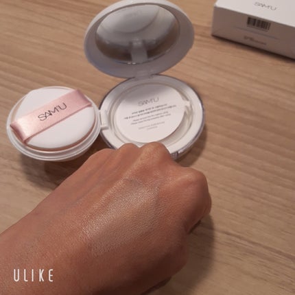 センシティブピュア&ピュアクッション/SAM'U/クッションファンデーションを使ったクチコミ(1枚目)