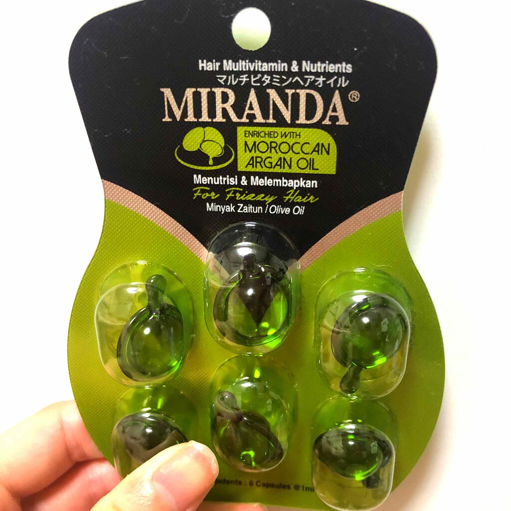 ヘアビタミン ニュートリヘアオイル/MIRANDA/ヘアオイルを使ったクチコミ(1枚目)