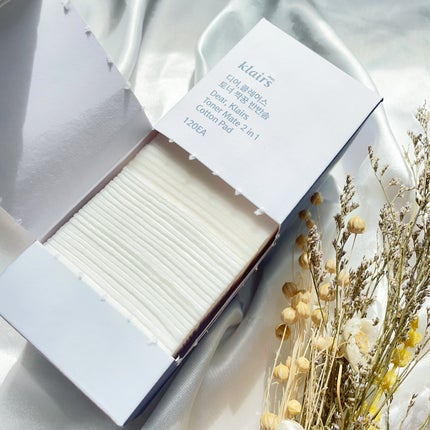 2 in 1 コットンパット/Klairs/コットンを使ったクチコミ(2枚目)