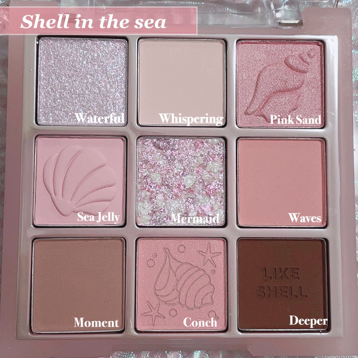 マイフェイブムードアイパレット 9カラー/HOLIKA HOLIKA/アイシャドウパレットを使ったクチコミ（3枚目）