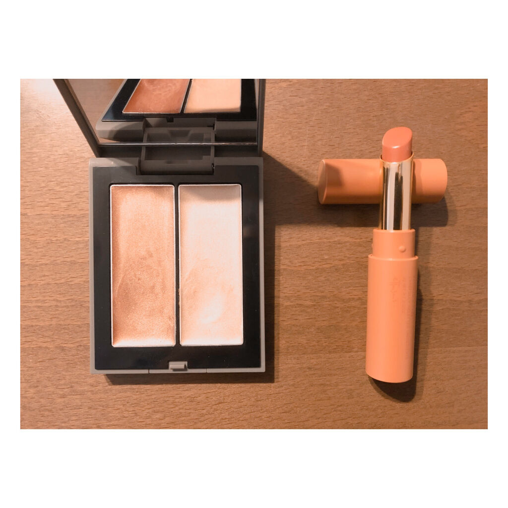 THREE シマリング グロー デュオ/THREE/クリームハイライトを使ったクチコミ（1枚目）