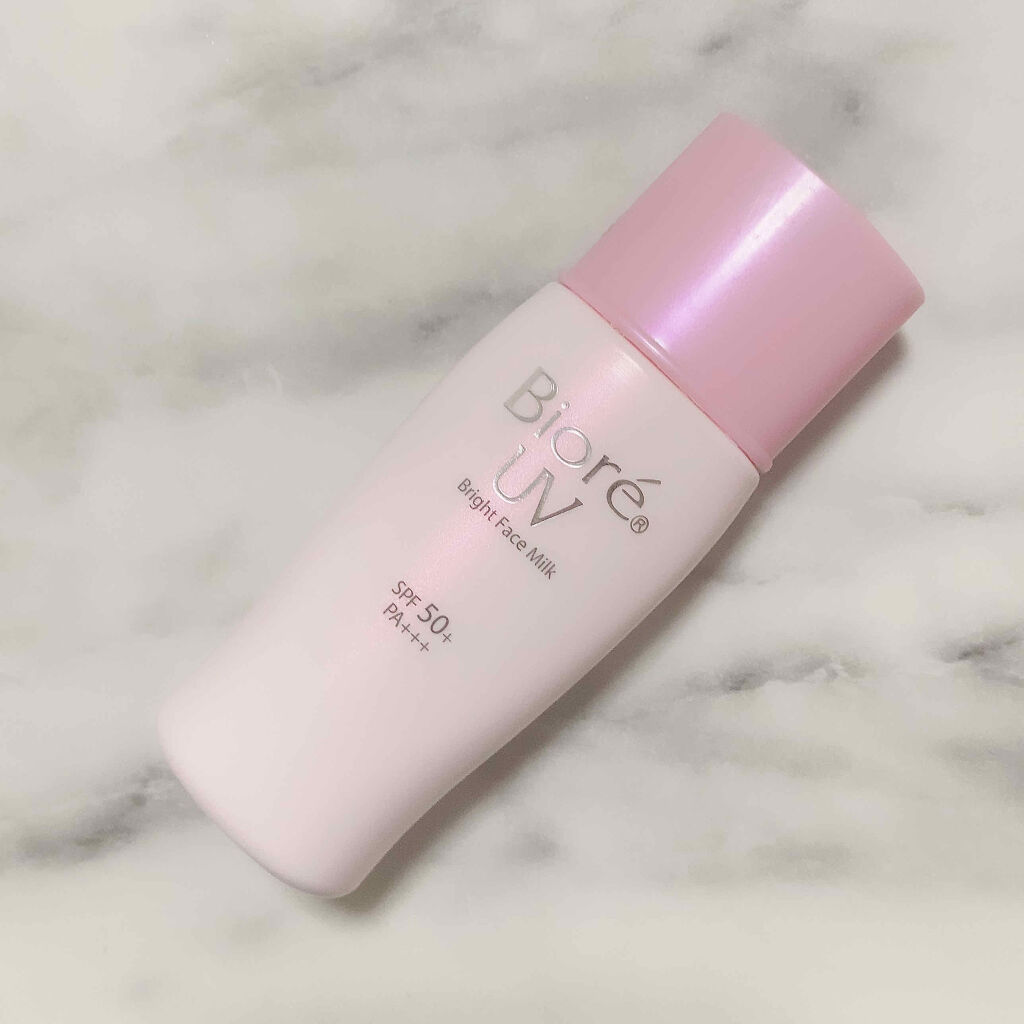 ビオレUV さらさらブライトミルク SPF50+/ビオレ/日焼け止めミルクを使ったクチコミ（1枚目）