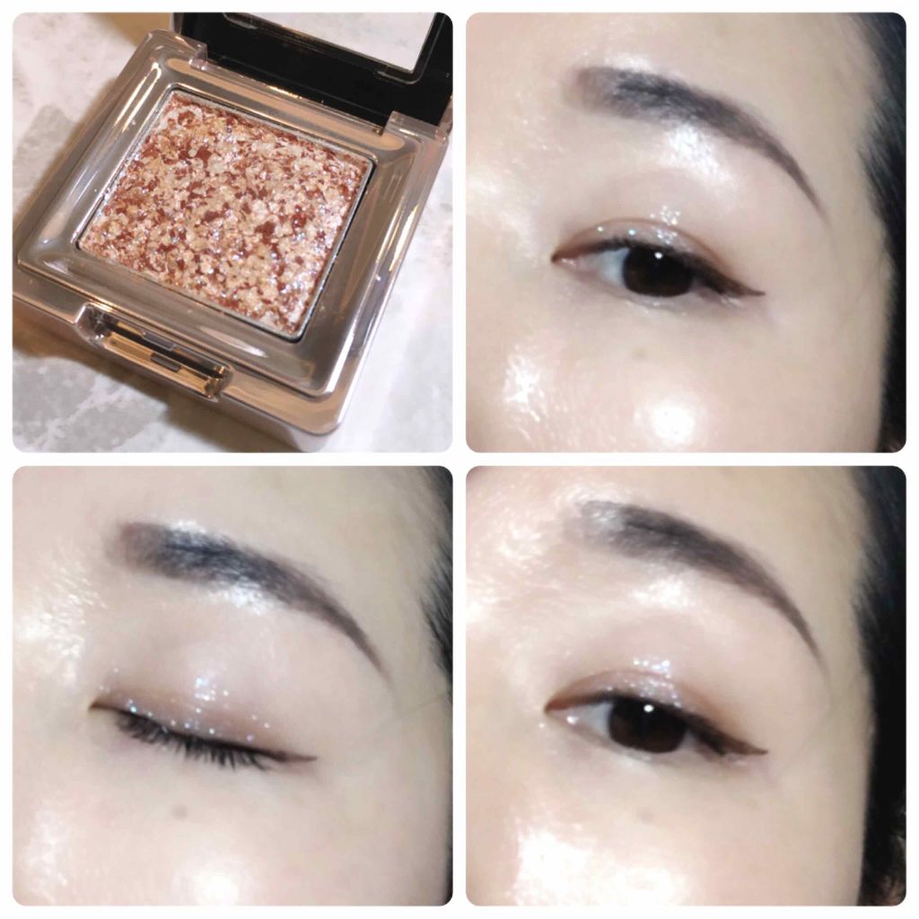 グリッタープリズム シャドウ/MISSHA/グリッターを使ったクチコミ（2枚目）