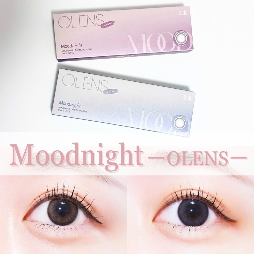 Moodnight 1day/OLENS/カラーコンタクトレンズを使ったクチコミ(1枚目)