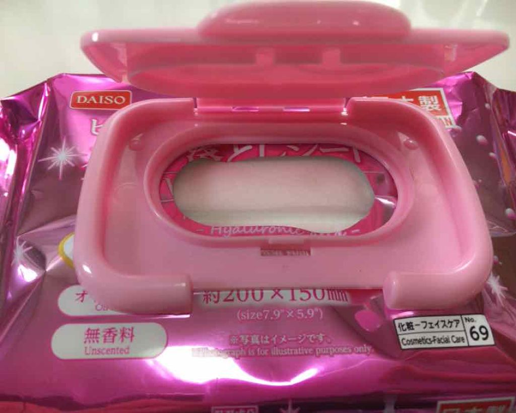 ヒアルロン酸配合メイク落としシート/DAISO/クレンジングシートを使ったクチコミ（2枚目）